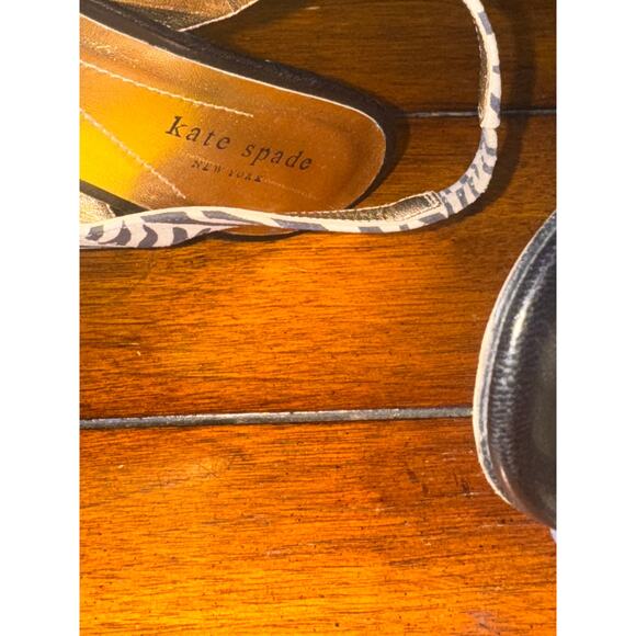 Kate spade zebra print heel size 10B - Picture 3 of 7